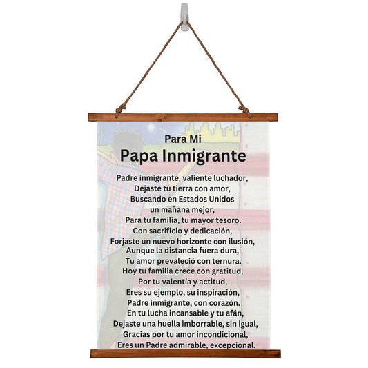 Para Mi Papa Inmigrante - Wall Art