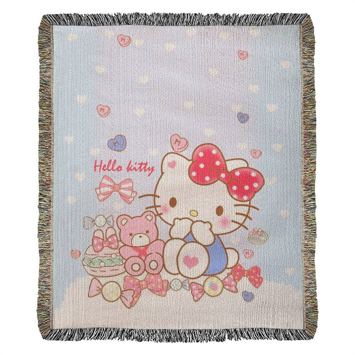 Hello Kitty Woven Blanket