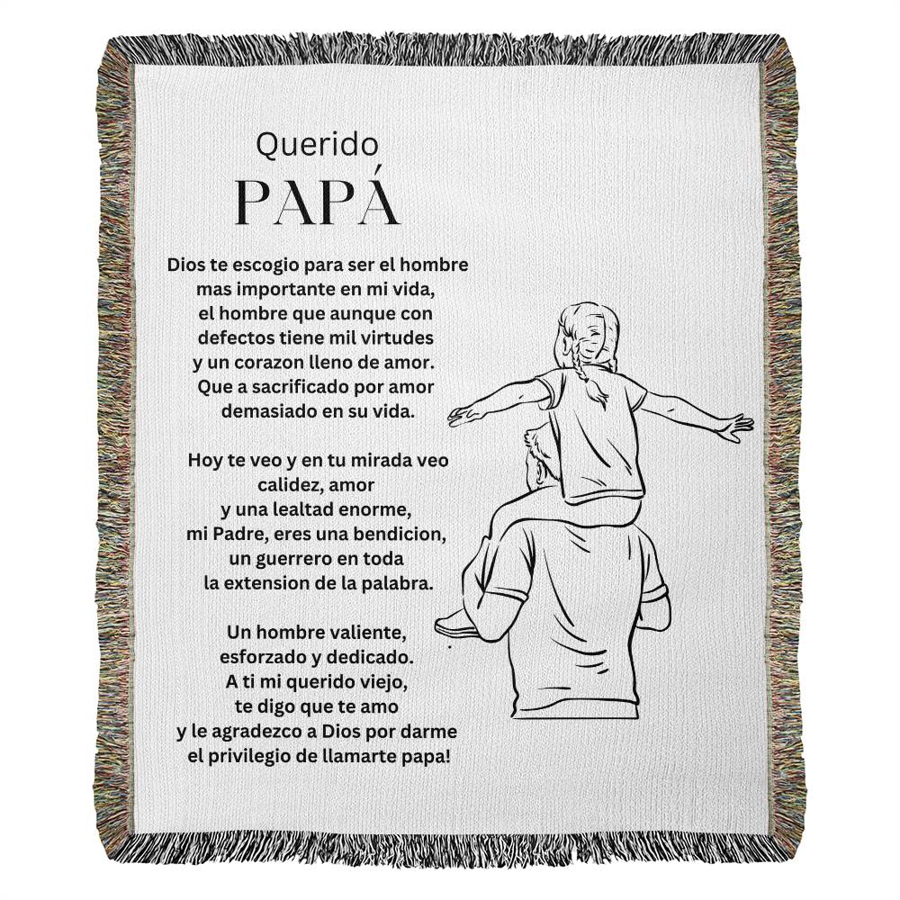 Querido Papa - Blanket From Daughter